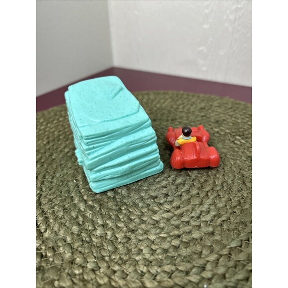 Vintage Fred & Bedrock Bowl-O-Rama The Flintstones McDonalds Happy Meal Toy 1993 - Picture 4 of 6